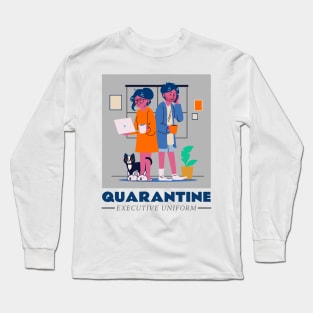 Quarantine Executive Uniform Long Sleeve T-Shirt